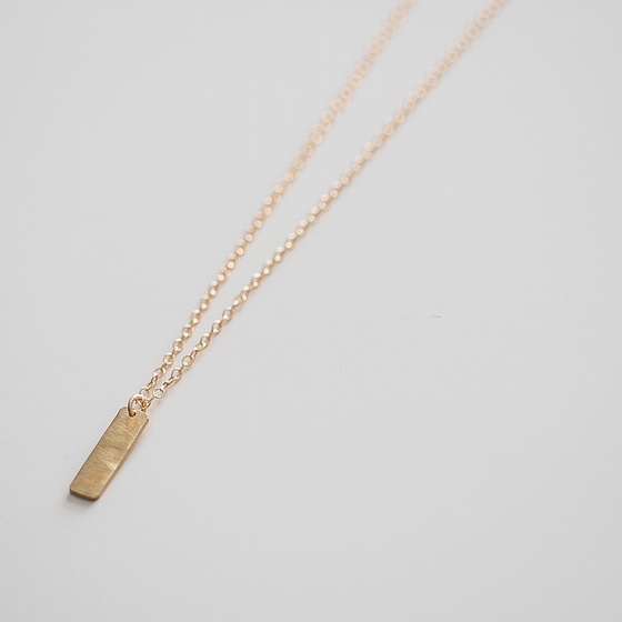 Image of Mini Token Pendant Necklace 
